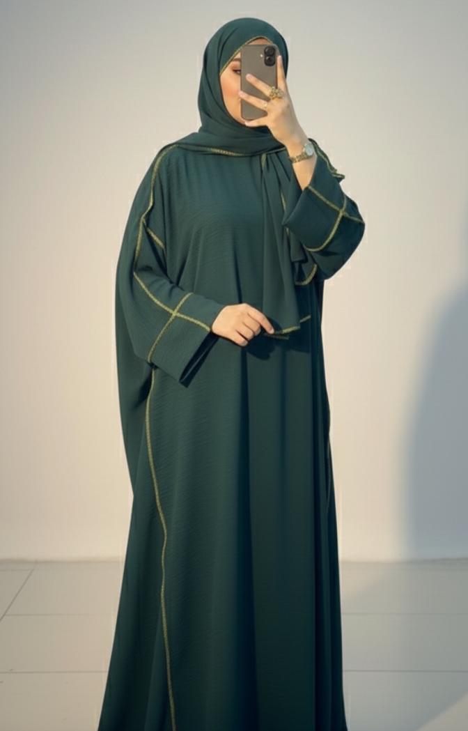 عباءة الخيط الذهبي✨️✨️