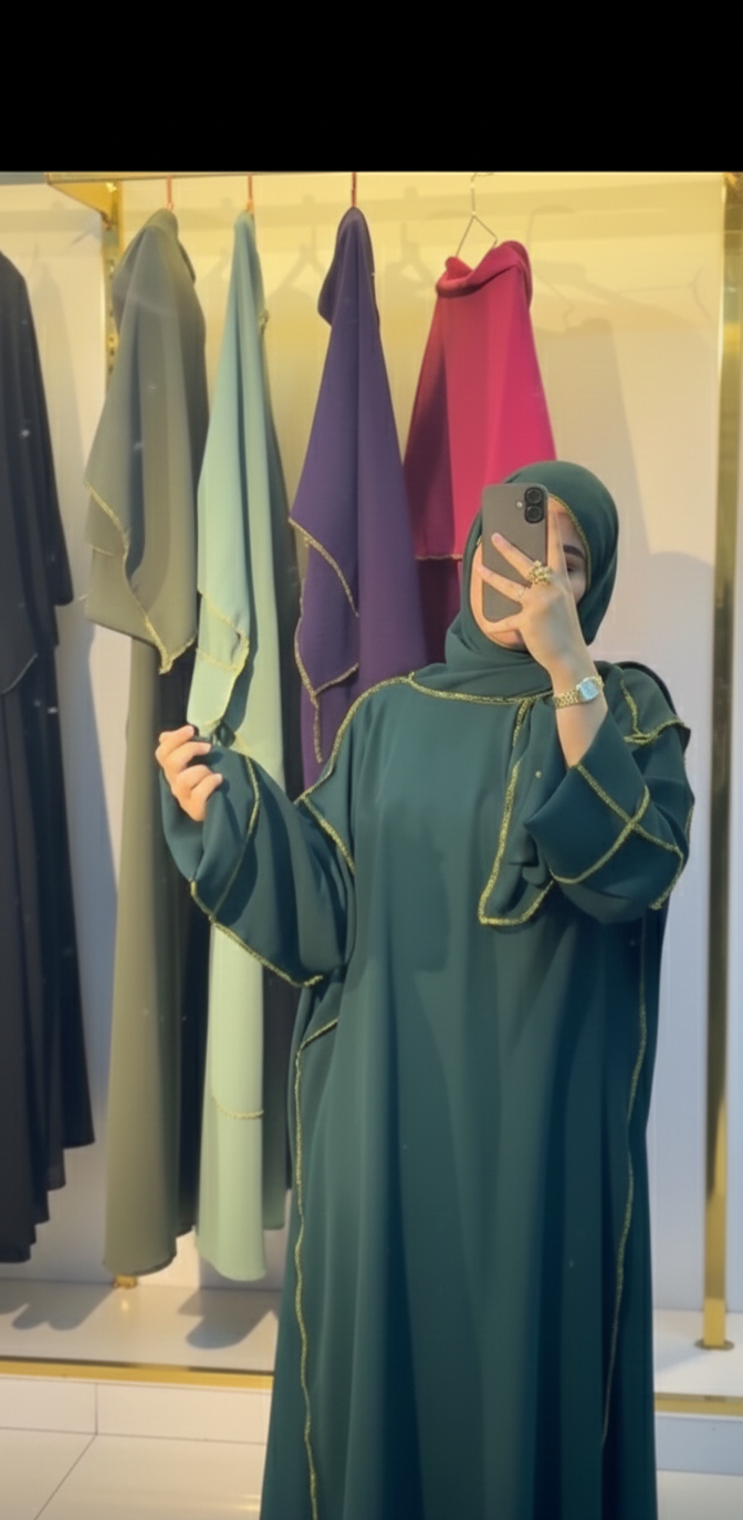 عباءة الخيط الذهبي✨️✨️