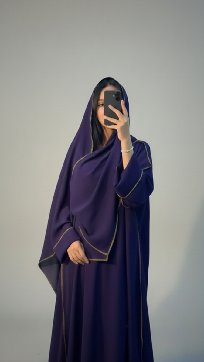عباءة الخيط الذهبي✨️✨️